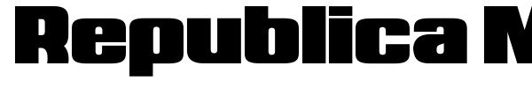Republica Minor font preview